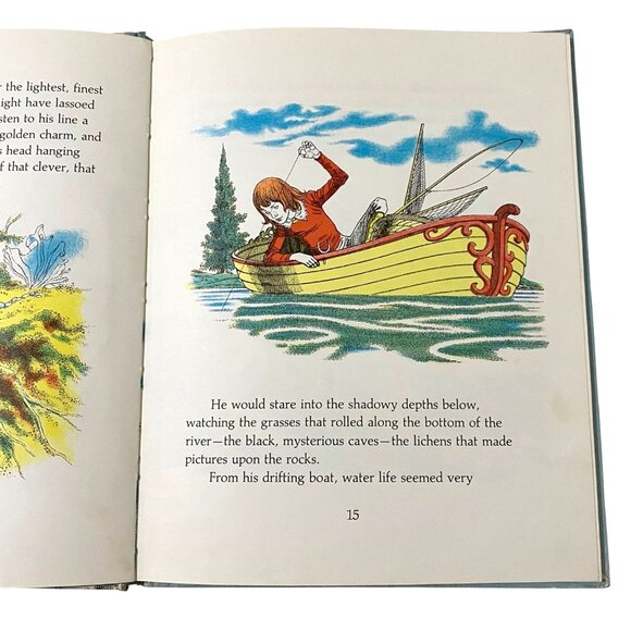 The Prince Who Was a Fish Hardcover Jan Wahl Fairytale Fishing Fish Frog Fantasy - Picture 4 of 7